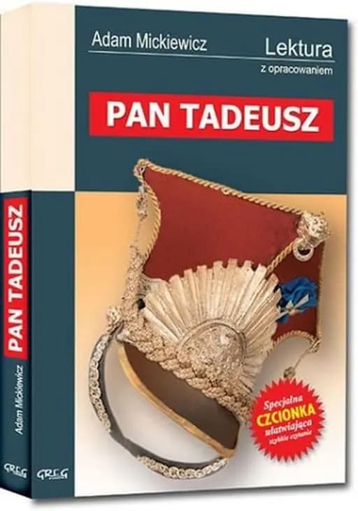 Okładka książki „Pan Tadeusz” — Adam Mickiewicz
