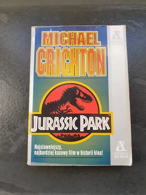 Okładka książki „Park Jurajski” — Michael Crichton