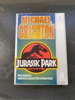 Okładka książki „Park Jurajski” — Michael Crichton