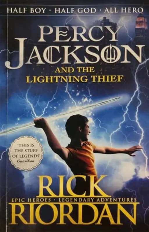 Okładka książki „Percy Jackson and the Lightning Thief” — Riordan, Rick (1964)