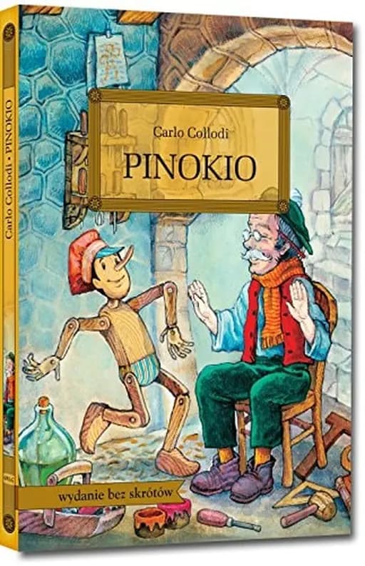 Okładka książki „Pinokio” — Carlo Collodi