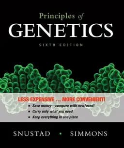 Okładka książki „Principles of Genetics” — D. Peter Snustad, Michael J. Simmons