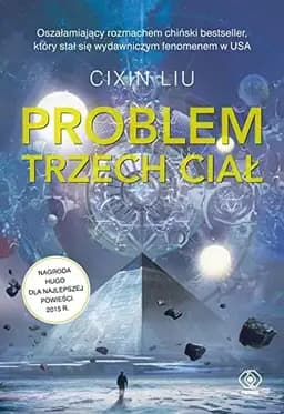 Okładka książki „Problem trzech ciał” — Cixin Liu