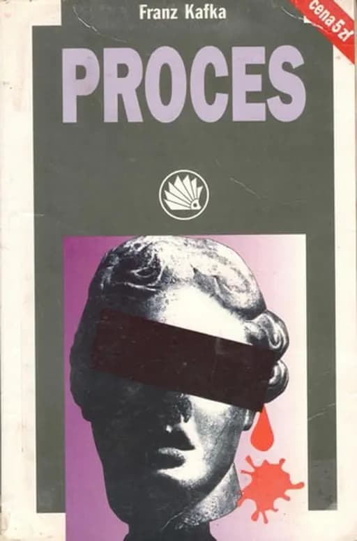 Okładka książki „Proces” — Franz Kafka