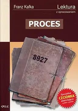 Okładka książki „Proces” — Franz Kafka