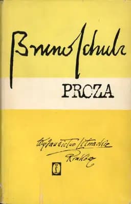 Okładka książki „Proza” — Bruno Schulz