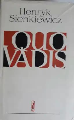 Okładka książki „Quo Vadis” — Henryk Sienkieiwcz