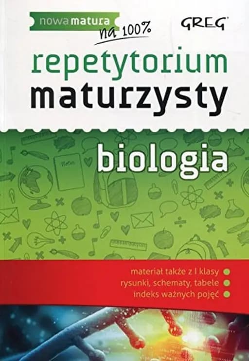 Okładka książki „Repetytorium maturzysty biologia” — Maciej Mikołajczyk (biologia), Jolanta Zygmunt
