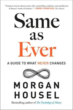 Okładka książki „Same as Ever” — Morgan Housel