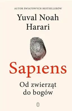 Okładka książki „Sapiens od zwierząt do bogów” — Yuval Noah Harari