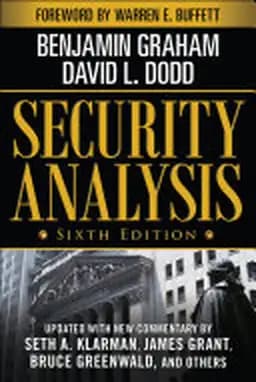 Okładka książki „Security Analysis: Sixth Edition, Foreword by Warren Buffett”