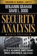 Okładka książki „Security Analysis: Sixth Edition, Foreword by Warren Buffett”