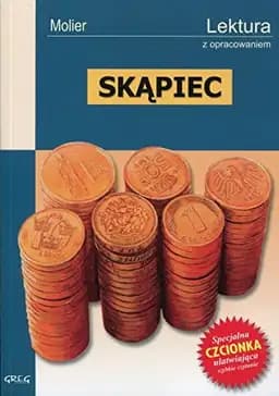 Okładka książki „Skąpiec” — Molière