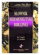 Okładka książki „Słownik hermeneutyki biblijnej”