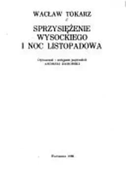 Okładka książki „Sprzysiężenie Wysockiego i noc listopadowa (Klasycy historiografii) (Polish…