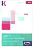 Okładka książki „Subject F1, Financial Reporting and Taxation” — Kaplan Publishing