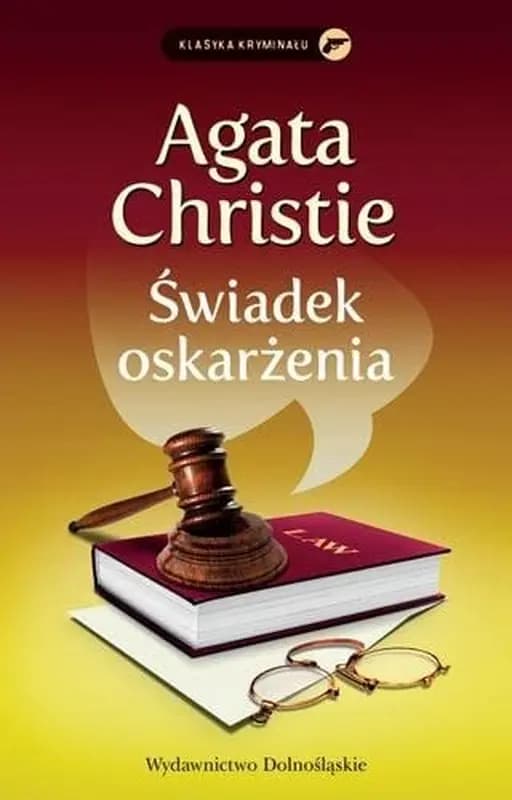 Okładka książki „Świadek oskarżenia” — Agatha Christie