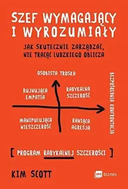 Okładka książki „Szef wymagający i wyrozumiały jak skutecznie zarządzać, nie tracąc ludzkiego…
