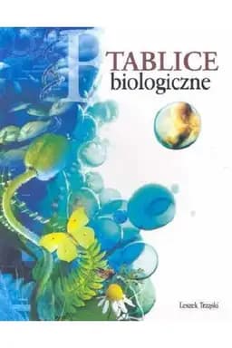 Okładka książki „Tablice Biologiczne” — Leszek Trząski