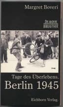 Okładka książki „Tage des Überlebens Berlin 1945” — Margret Boveri