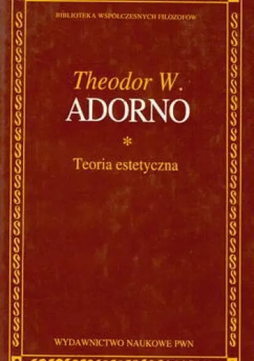 Okładka książki „Teoria estetyczna” — Theodor W. Adorno