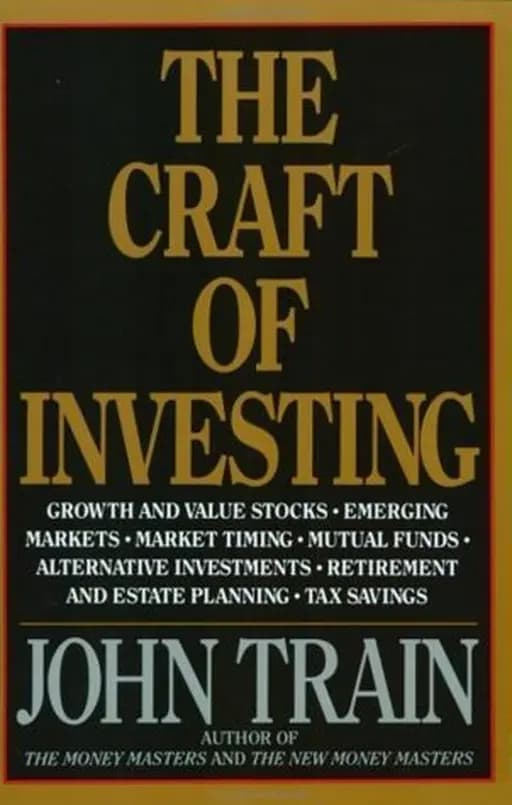 Okładka książki „The craft of investing” — John Train