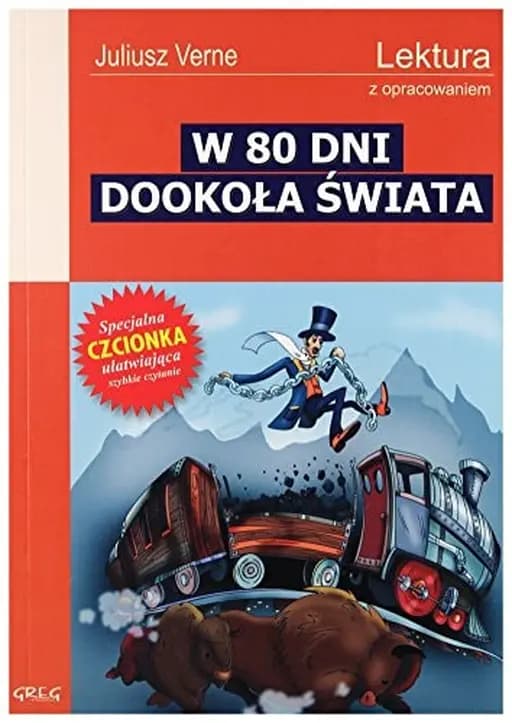 Okładka książki „W 80 dni dookoła świata” — Jules Verne