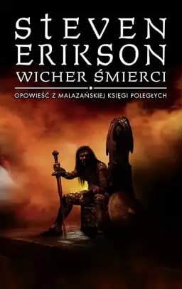 Okładka książki „Wicher śmierci (Malazańska Księga Poległych #7)” — Steven Erikson
