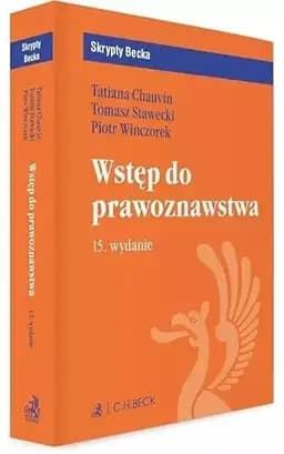 Okładka książki „Wstęp do prawoznawstwa” — Tatiana Chauvin, Tomasz Stawecki, Piotr Winczorek