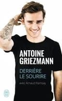 Okładka książki „Za zasłoną uśmiechu : autobiografia / Derrière le sourire, Antoine Griezmann”
