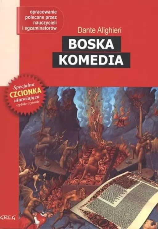 Okładka książki „Boska komedia” — Alighieri, Dante