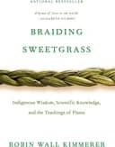 Okładka książki „Braiding Sweetgrass” — Robin Wall Kimmerer