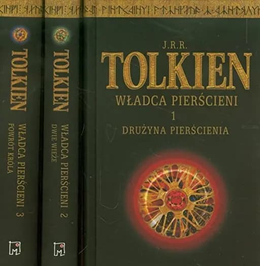 Okładka książki „Drużyna pierścienia” — Tolkien, J. R. R. (1892)
