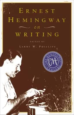Okładka książki „Ernest Hemingway on Writing” — Larry W. Phillips