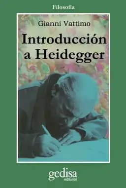 Okładka książki „Introducción a Heidegger” — Gianni Vattimo