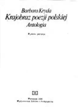 Okładka książki „Krajobraz poezji polskiej: Antologia (Polish Edition)” — Barbara Kryda