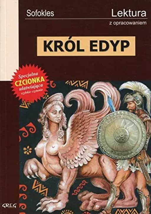Okładka książki „Król Edyp” — Sofokles