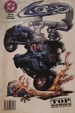 Okładka książki „Lobo i płonący łańcuch miłości” — Keith Giffen