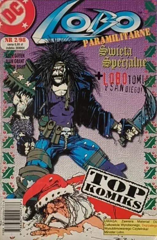 Okładka książki „Lobo paramilitarne święta specjalne” — Keith Giffen