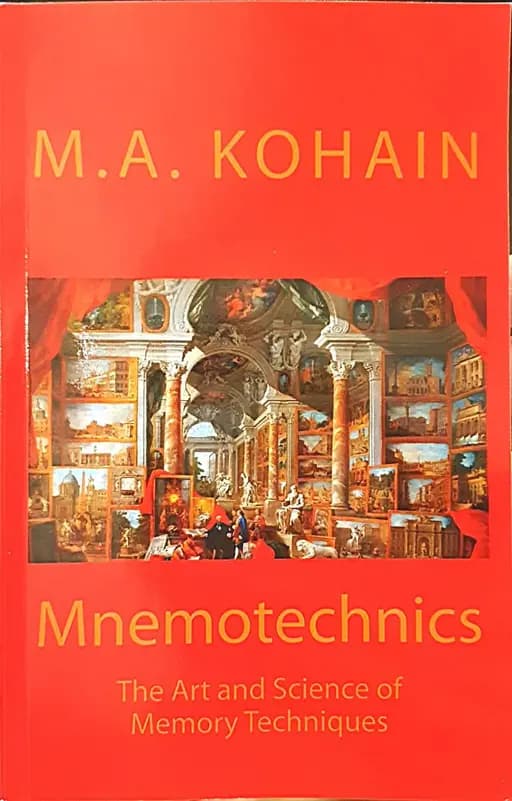 Okładka książki „Mnemotechnics” — M. A. Kohain