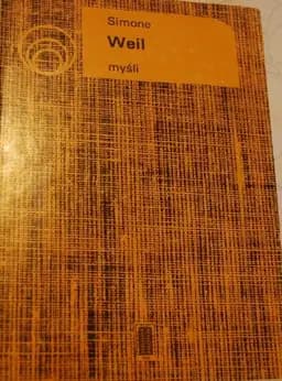 Okładka książki „Myśli” — Simone Weil