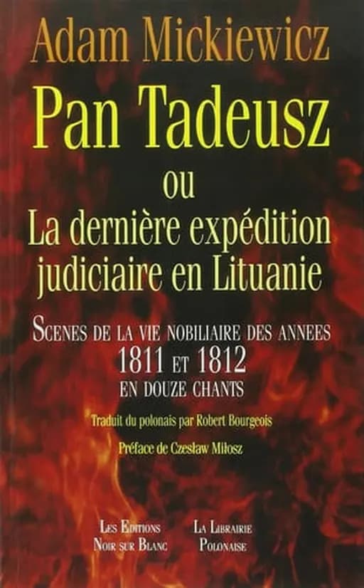 Okładka książki „Pan Tadeusz ou la dernière expédition judiciaire en Lituanie scènes de la vie…