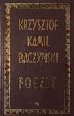 Okładka książki „Poezje” — Krzysztof Kamil Baczyński