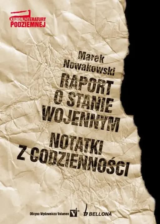 Okładka książki „Raport o stanie wojennym ; Notatki z codzienności / Notatki z codzienności Kanon…