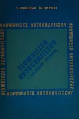 Okładka książki „Słowniczek ortograficzny z zasadami pisowni dla uczniów szkoły podstawowej”
