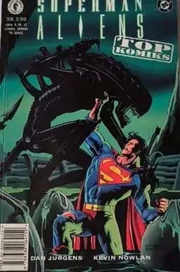 Okładka książki „Superman Aloens” — Dan Jurgens