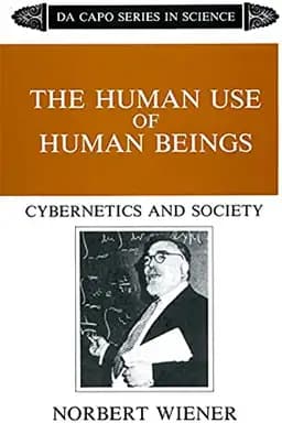 Okładka książki „The Human Use Of Human Beings” — Norbert Wiener