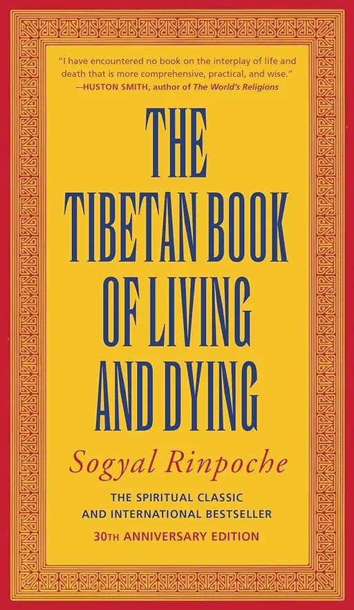 Okładka książki „The Tibetan Book of Living and Dying” — Rinpoche Sogyal