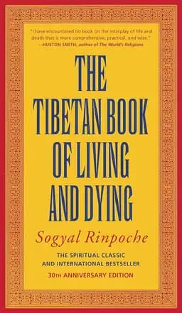 Okładka książki „The Tibetan Book of Living and Dying” — Rinpoche Sogyal