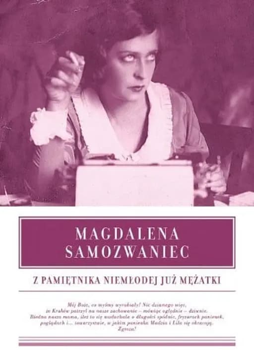 Okładka książki „Z pamiętnika niemłodej już mężatki” — Samozwaniec, Magdalena